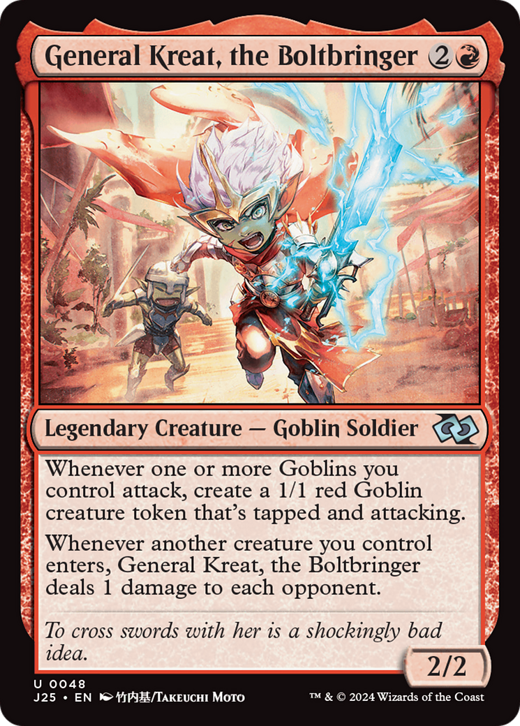 General Kreat, the Boltbringer (J25-048) - Foundations Jumpstart