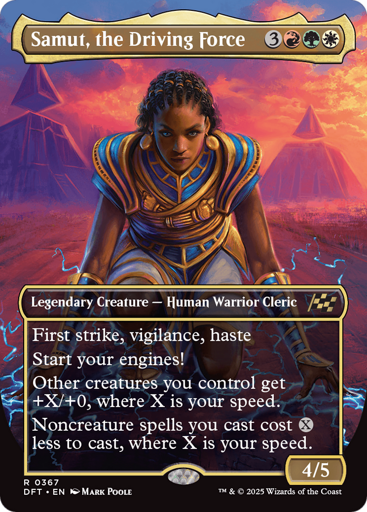 Samut, the Driving Force (Borderless) (DFT-367) - Aetherdrift