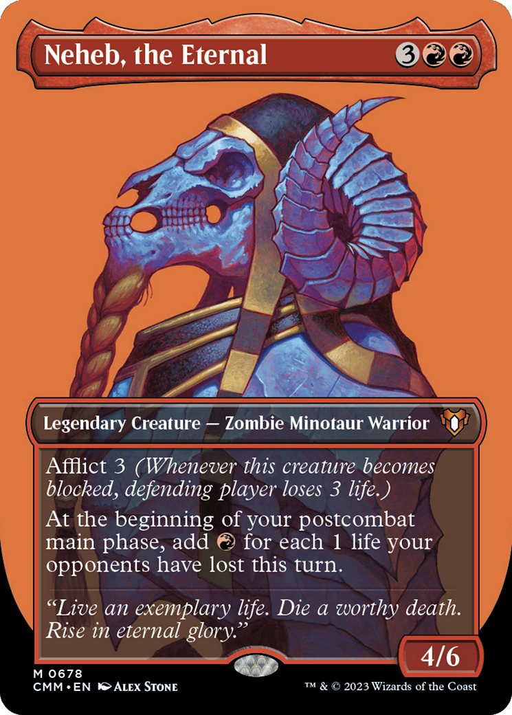 Neheb, the Eternal (CMM-678) - Commander Masters (Borderless) Foil