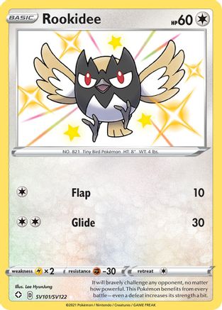 Rookidee SV101/122 - Shining Fates Shiny Vault Holofoil