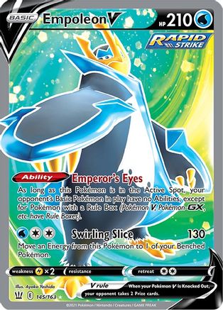 Empoleon V (Full Art) 145/163 - SWSH05 Battle Styles Holofoil