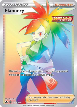 Flannery (Secret) 215/198 - SWSH06 Chilling Reign Holofoil