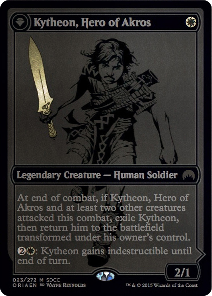 Kytheon, Hero of Akros // Gideon, Battle-Forged (PS15-023) - San Diego Comic-Con 2015: (originpwdfc) Foil