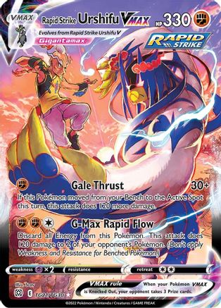 Rapid Strike Urshifu VMAX TG21/30 - SWSH09 Brilliant Stars Trainer Gallery Holofoil