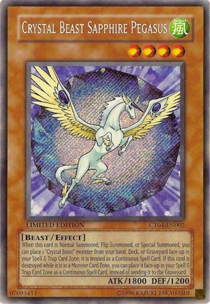 Crystal Beast Sapphire Pegasus