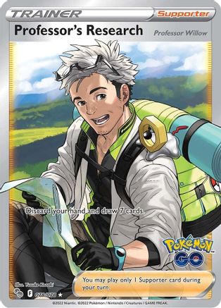 Professor's Research (Full Art) 78/78 - Pokemon GO Holofoil