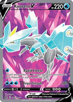 Kyurem V (Full Art) 174/196 - SWSH11 Lost Origin Holofoil
