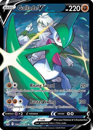 Gallade V TG19/30 - SWSH11 Lost Origin Trainer Gallery Holofoil