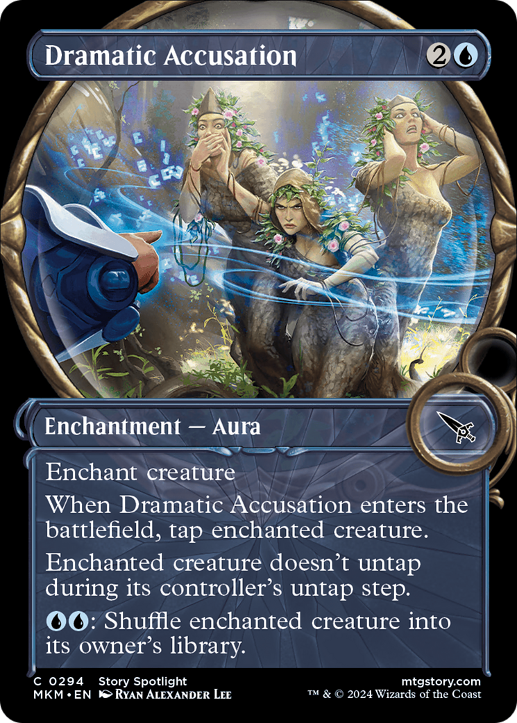 Dramatic Accusation Borderless