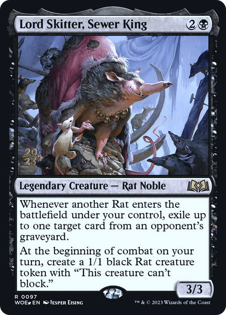 Lord Skitter, Sewer King (PWOE-97S) - Wilds of Eldraine Promos Foil