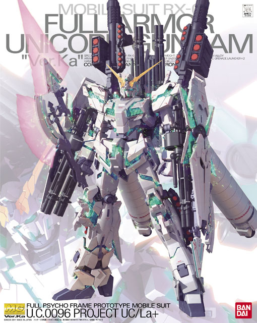Bandai Hobby - MG 1/100 RX-0 Full Armor Unicorn Gundam Ver.Ka