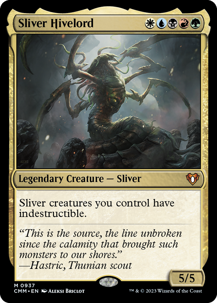 Sliver Hivelord (CMM-937) - Commander Masters