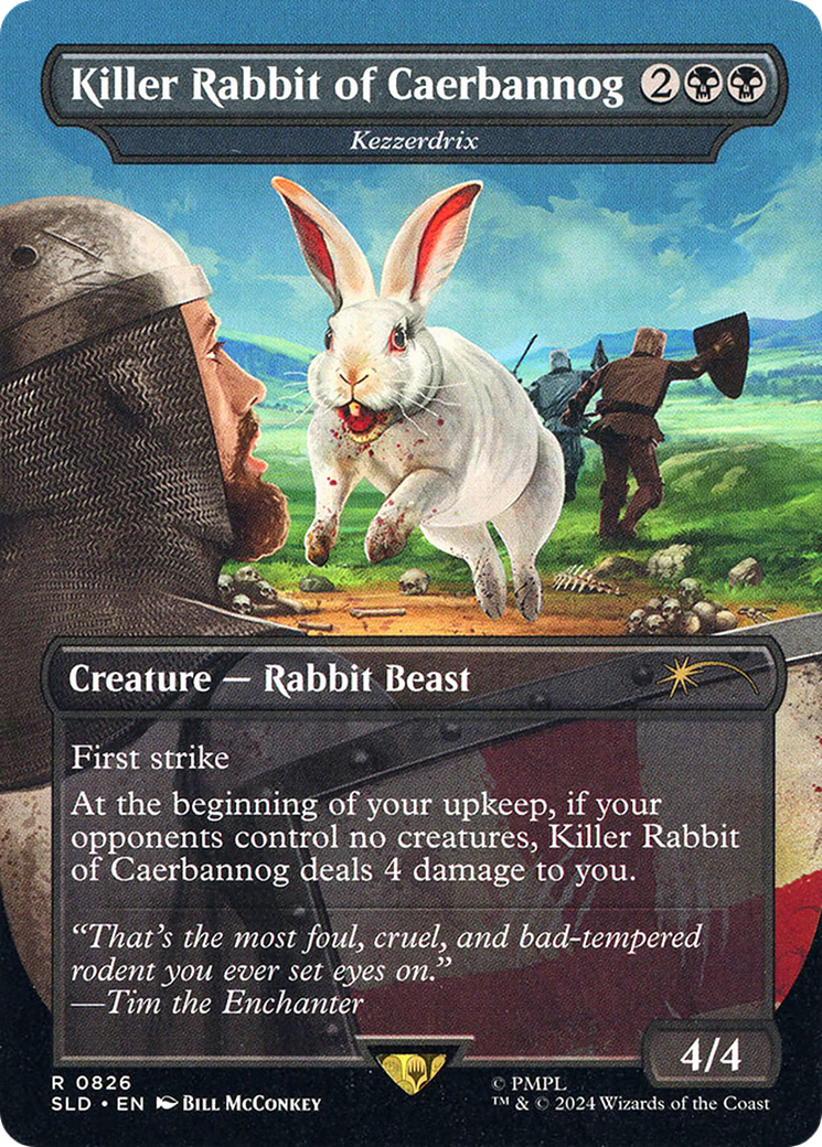 Kezzerdrix (SLD-826) - Secret Lair Drop / Killer Rabbit of Caerbannog Foil