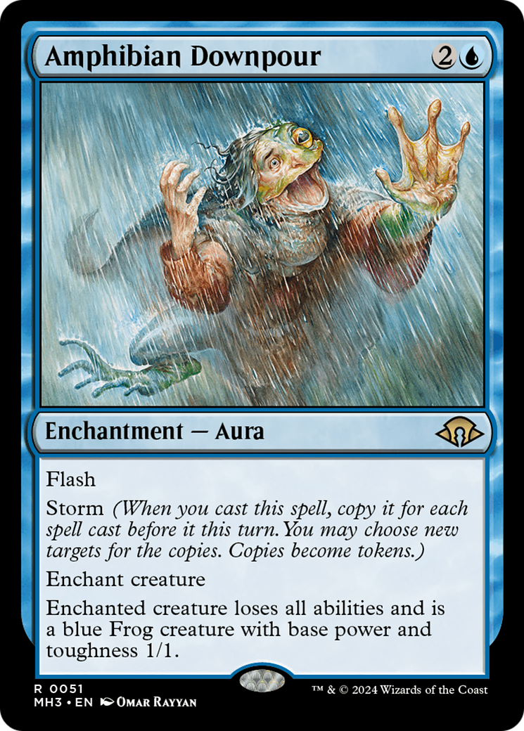 Amphibian Downpour (MH3-051) - Modern Horizons 3