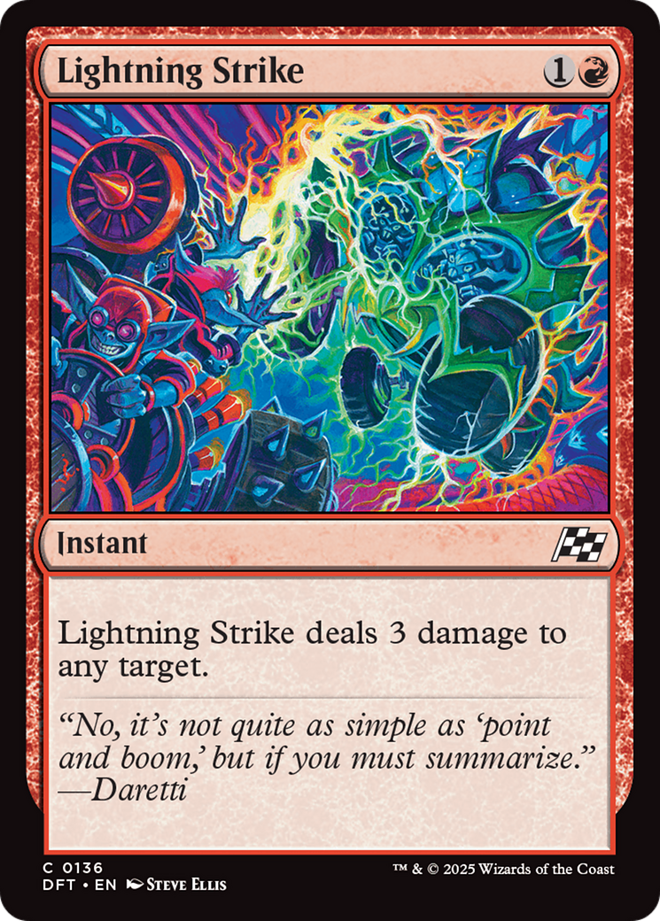 Lightning Strike (DFT-136) - Aetherdrift Foil