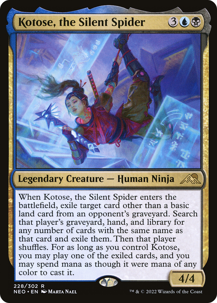 Kotose, the Silent Spider Foil