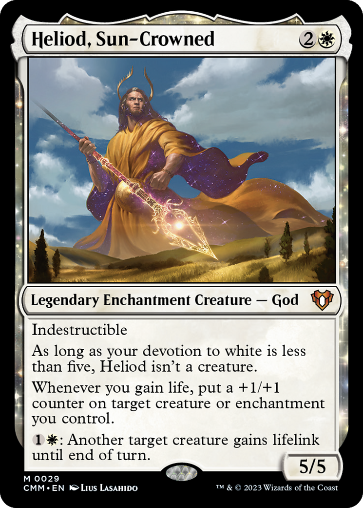 Heliod, Sun-Crowned (CMM-029) - Commander Masters: (nyxtouched)