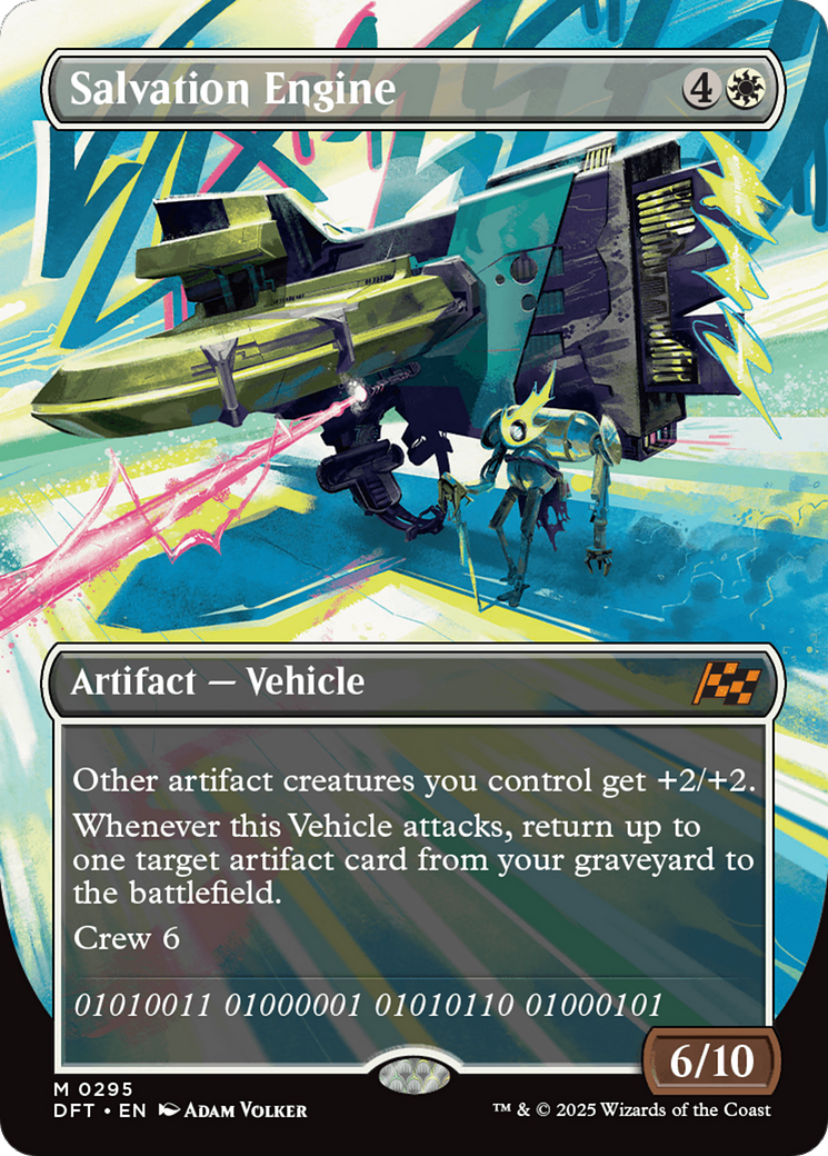 Salvation Engine (Borderless) (DFT-295) - Aetherdrift Foil