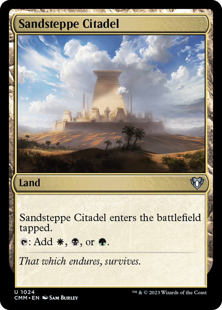 Sandsteppe Citadel (CMM-1024) - Commander Masters