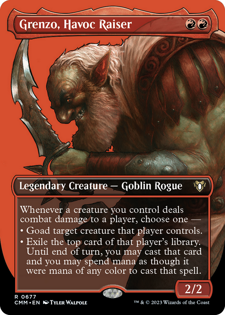 Grenzo, Havoc Raiser (CMM-677) - Commander Masters (Borderless) Foil