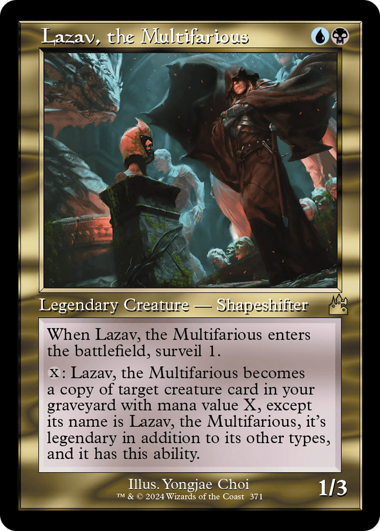 Lazav, the Multifarious (RVR-371) - Ravnica Remastered Foil