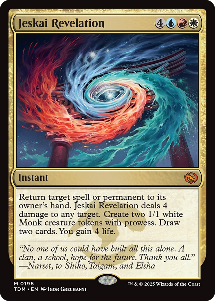 Jeskai Revelation (TDM-196) - Tarkir: Dragonstorm