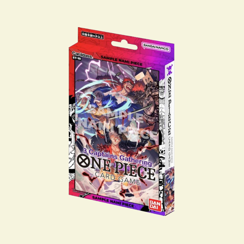 One Piece - CG Ultra Deck Three Captains Derpy Cards One Piece - CG Ultra Deck Three Captains Derpy Cards