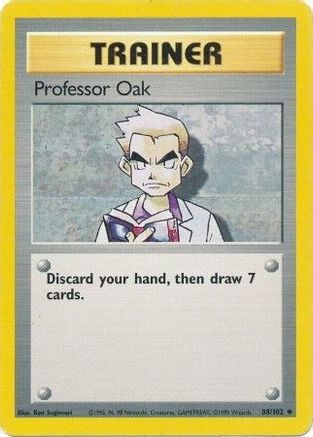 Professor Oak 88/102 - Base Set