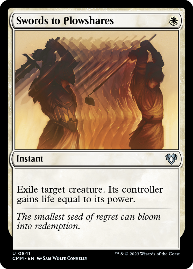 Swords to Plowshares (CMM-841) - Commander Masters