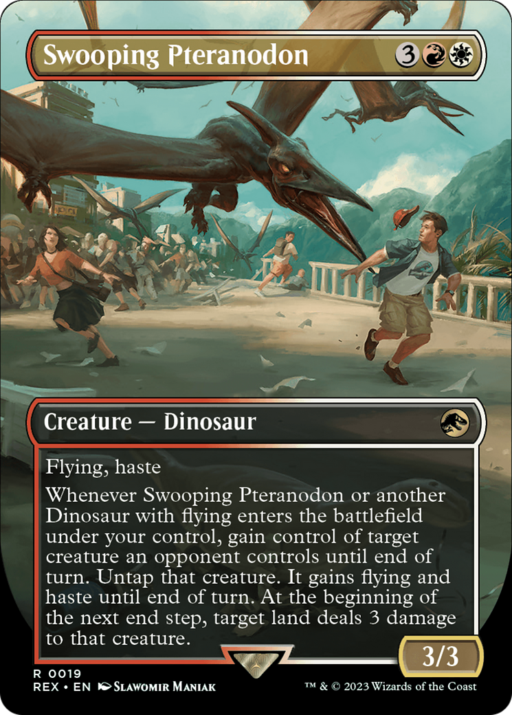 Swooping Pteranodon (REX-019) - Jurassic World Collection (Borderless)