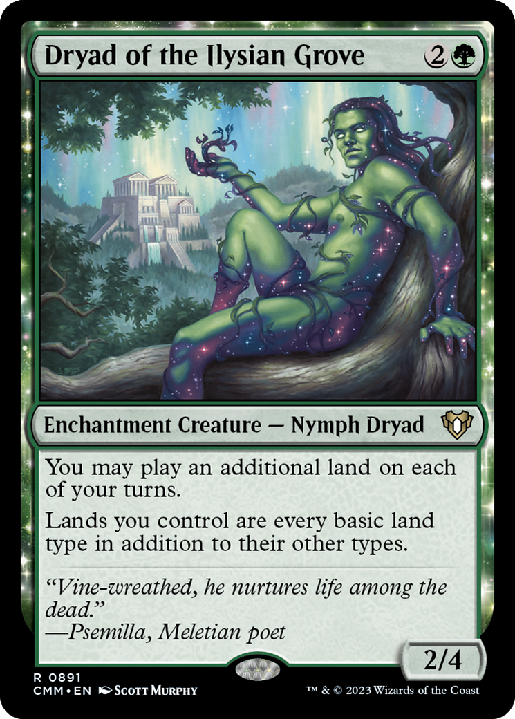 Dryad of the Ilysian Grove (CMM-891) - Commander Masters: (nyxtouched)