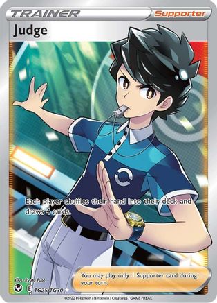 Judge TG25/30 - SWSH12 Silver Tempest Trainer Gallery Holofoil