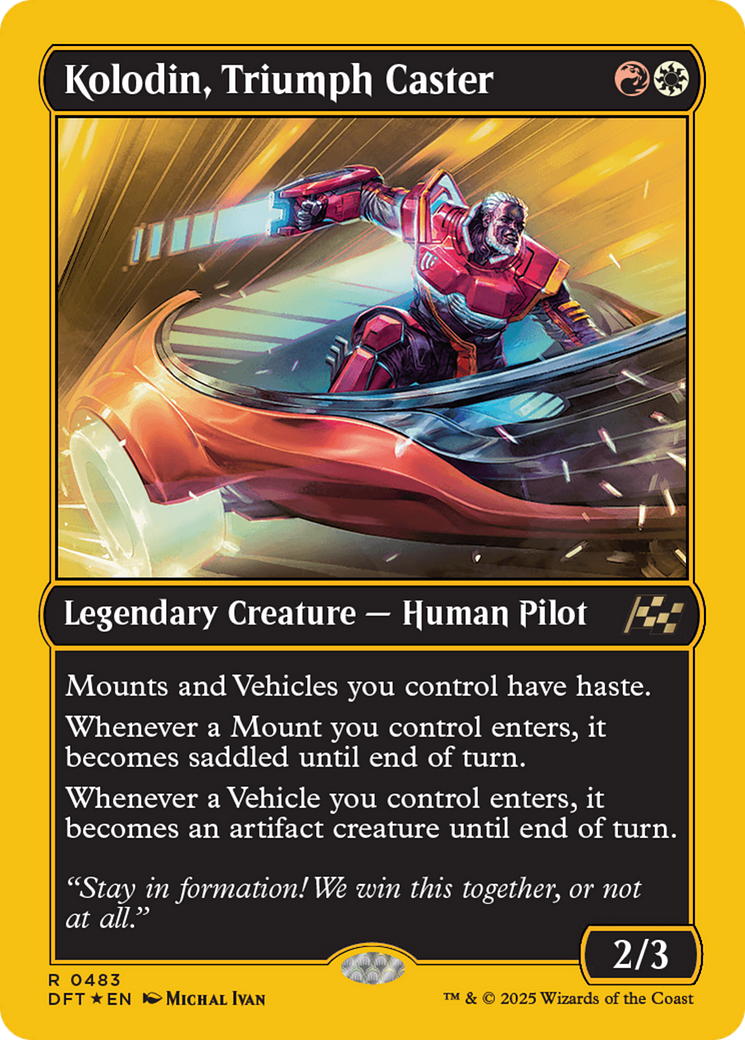 Kolodin, Triumph Caster (First-Place Foil) (DFT-483) - Aetherdrift Foil