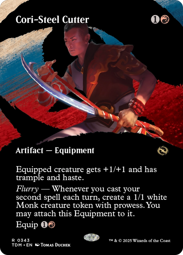Cori-Steel Cutter (TDM-343) - Tarkir: Dragonstorm: (Showcase) (Borderless)