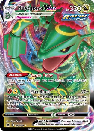 Rayquaza VMAX (102) 102/159 - Crown Zenith Holofoil