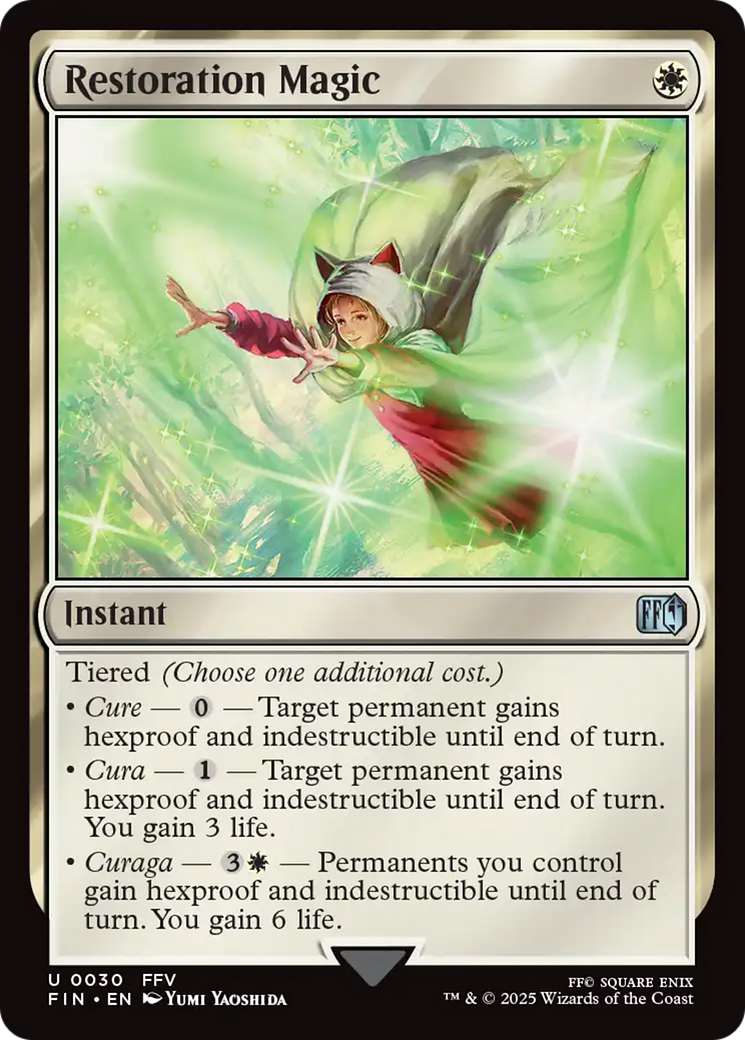 Restoration Magic (FIN-030) - FINAL FANTASY Foil