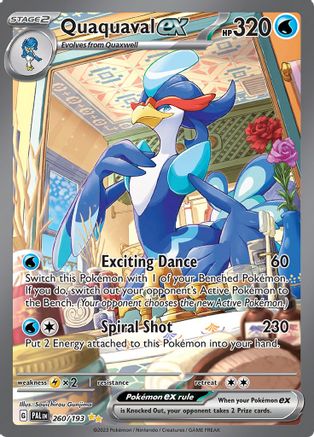 Quaquaval ex - 260/193 260 - SV02 Paldea Evolved Holofoil