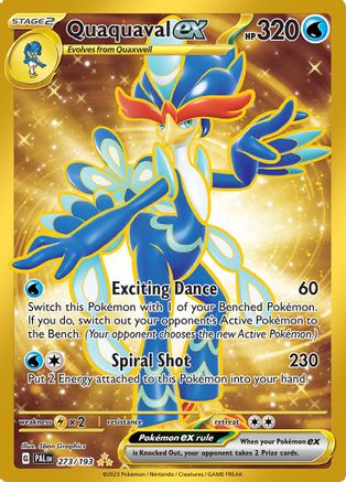 Quaquaval ex - 273/193 273 - SV02 Paldea Evolved Holofoil