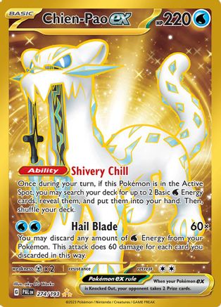 Chien-Pao ex - 274/193 274 - SV02 Paldea Evolved Holofoil