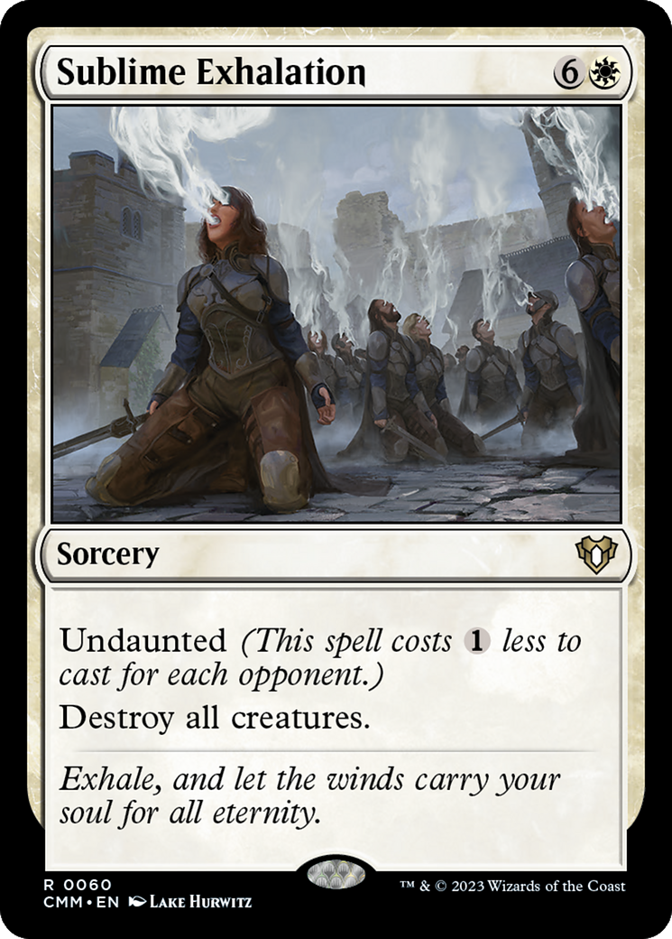 Sublime Exhalation (CMM-060) - Commander Masters