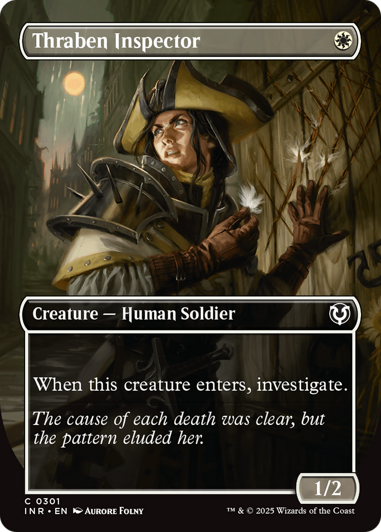 Thraben Inspector (Borderless) (-301) - Innistrad Remastered Foil