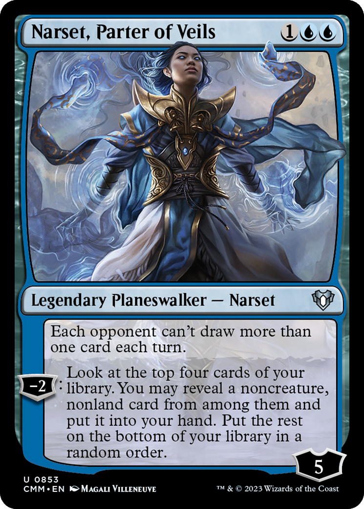 Narset, Parter of Veils (CMM-853) - Commander Masters
