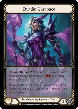 Dyadic Carapace Extended Art