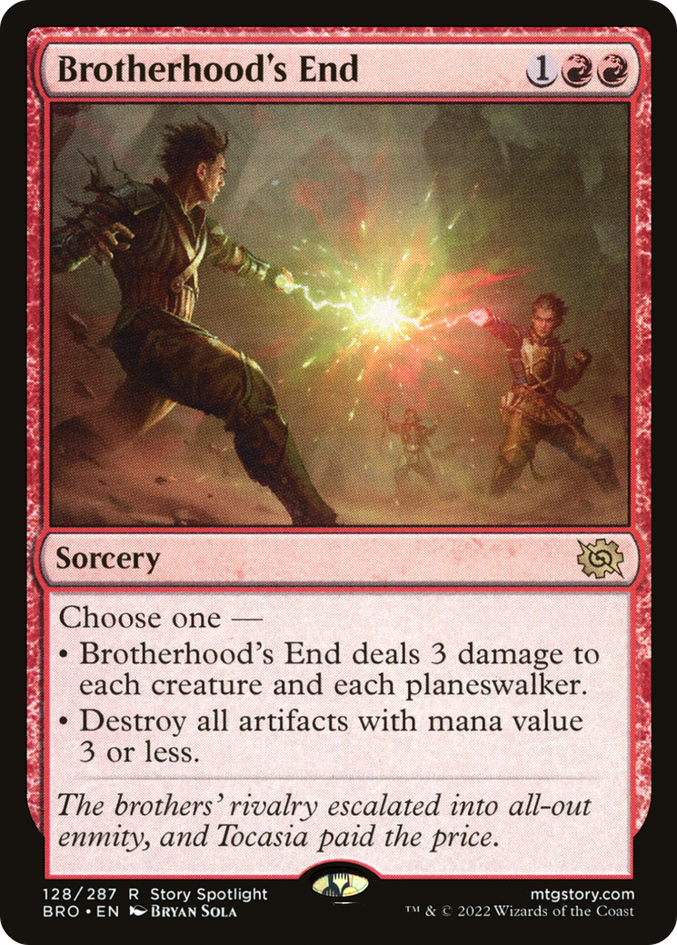 Brotherhood's End (BRO-128) - The Brothers' War Foil