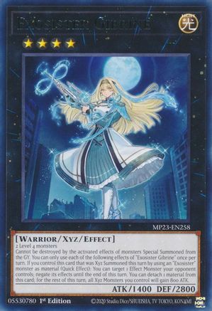 Exosister Gibrine (MP23-EN258) - 25th Anniversary Tin: Dueling Heroes Mega Pack 1st Edition