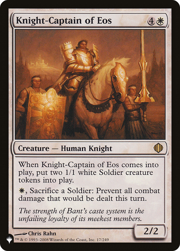 Knight-Captain of Eos (PLST-ALA-17) - The List