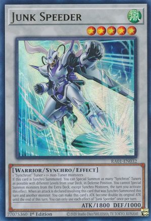 Junk Speeder (UR) (RA01-EN032) - 25th Anniversary Rarity Collection 1st Edition