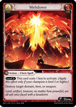 Meltdown (115) - Alchemical Revolution Foil