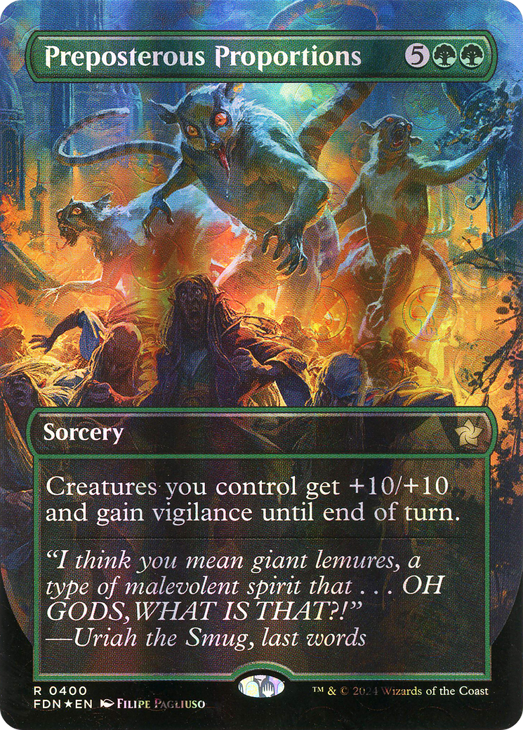Preposterous Proportions (FDN-400) - Foundations (Borderless) Foil