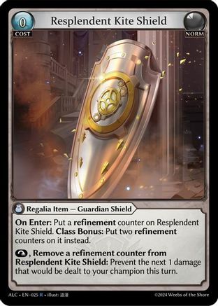Resplendent Kite Shield (025) - Alchemical Revolution Foil